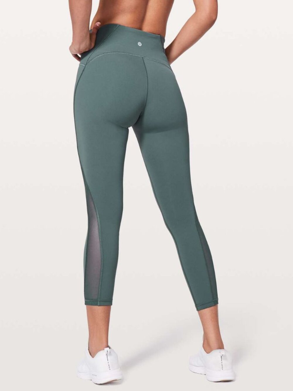 Lululemon Train Times Leggings Green Smoke, Size 2